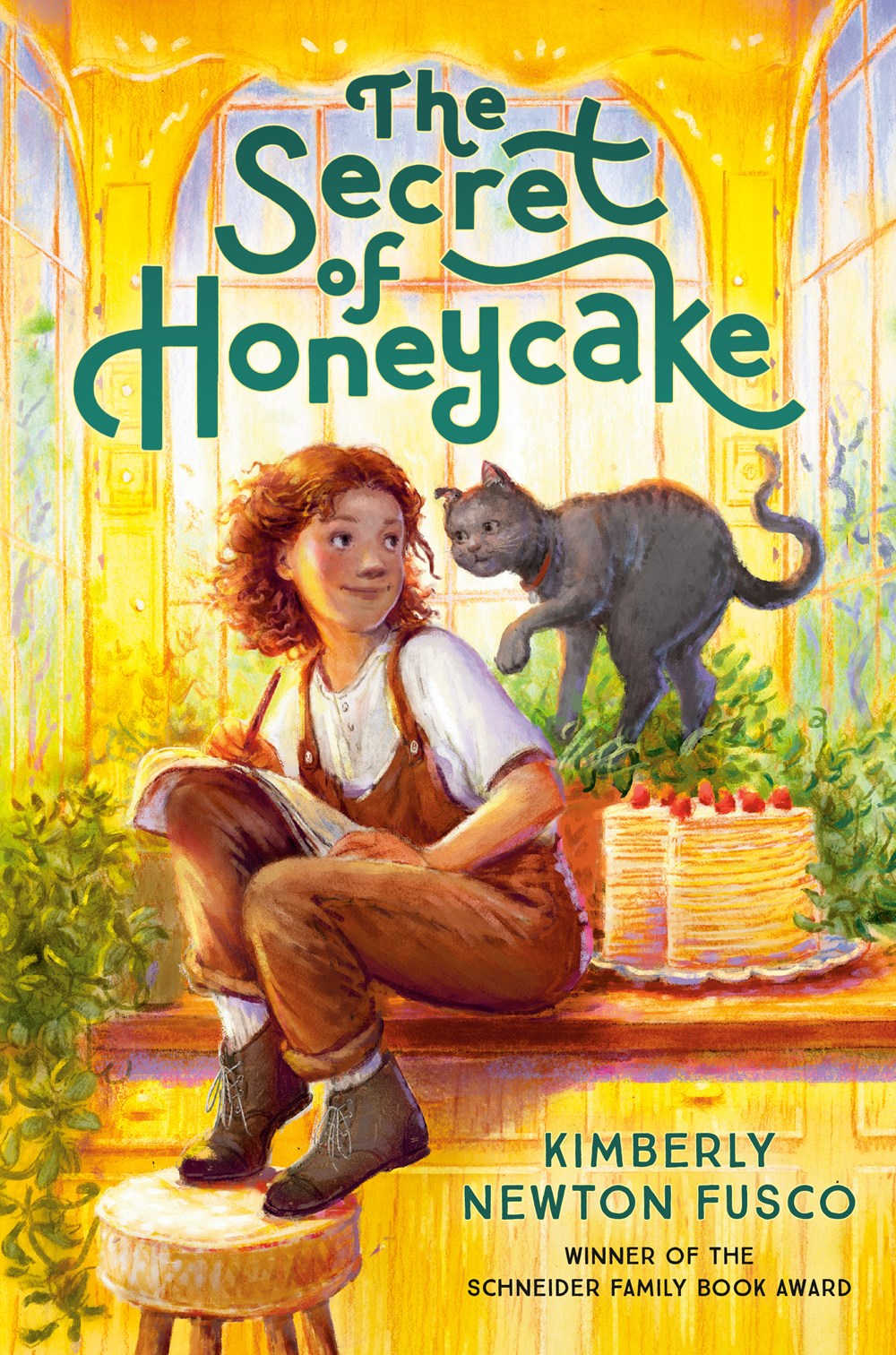 Book cover the secret of honeycake