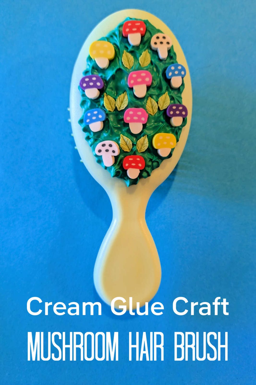 Step into a whimsical world with this DIY Mushroom Hair Brush Craft! This easy and enchanting project uses whipped cream glue and charming mushroom embellishments to transform an ordinary hair brush into a magical accessory. Add a touch of woodland wonder to your daily routine!