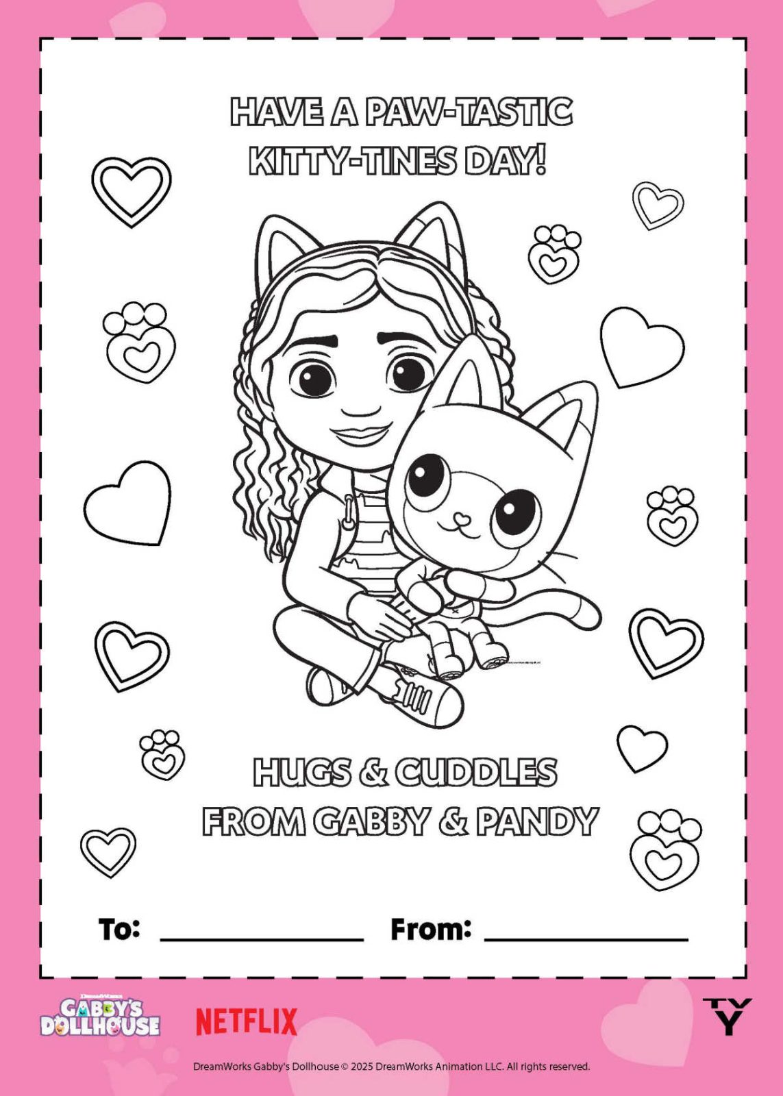 gabby valentines day card