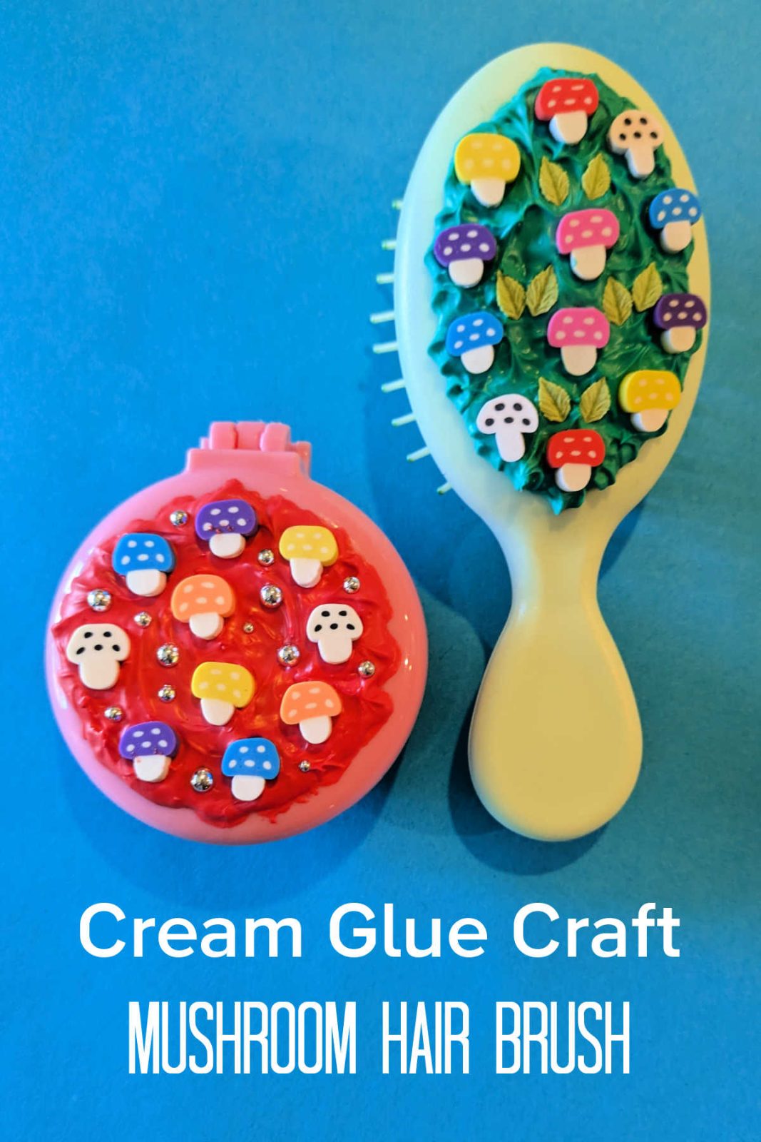 Step into a whimsical world with this DIY Mushroom Hair Brush Craft! This easy and enchanting project uses whipped cream glue and charming mushroom embellishments to transform an ordinary hair brush into a magical accessory. Add a touch of woodland wonder to your daily routine!