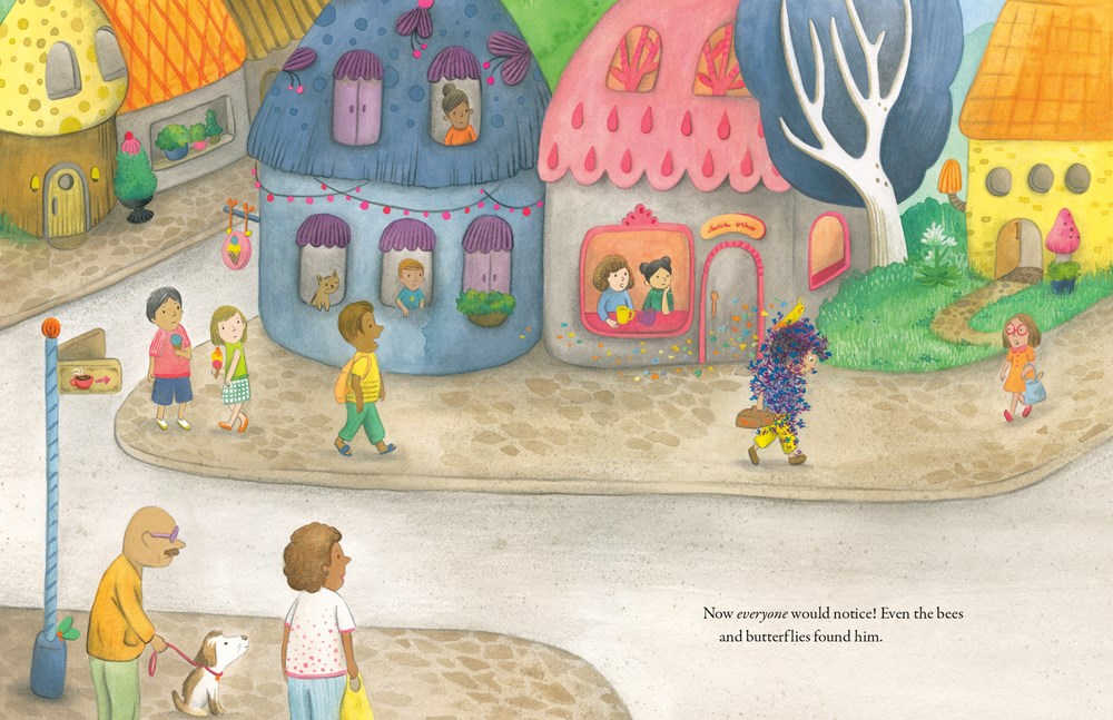 Illustration by Carmen Mok from ALFRED BLOOMS by Carrie Kruck