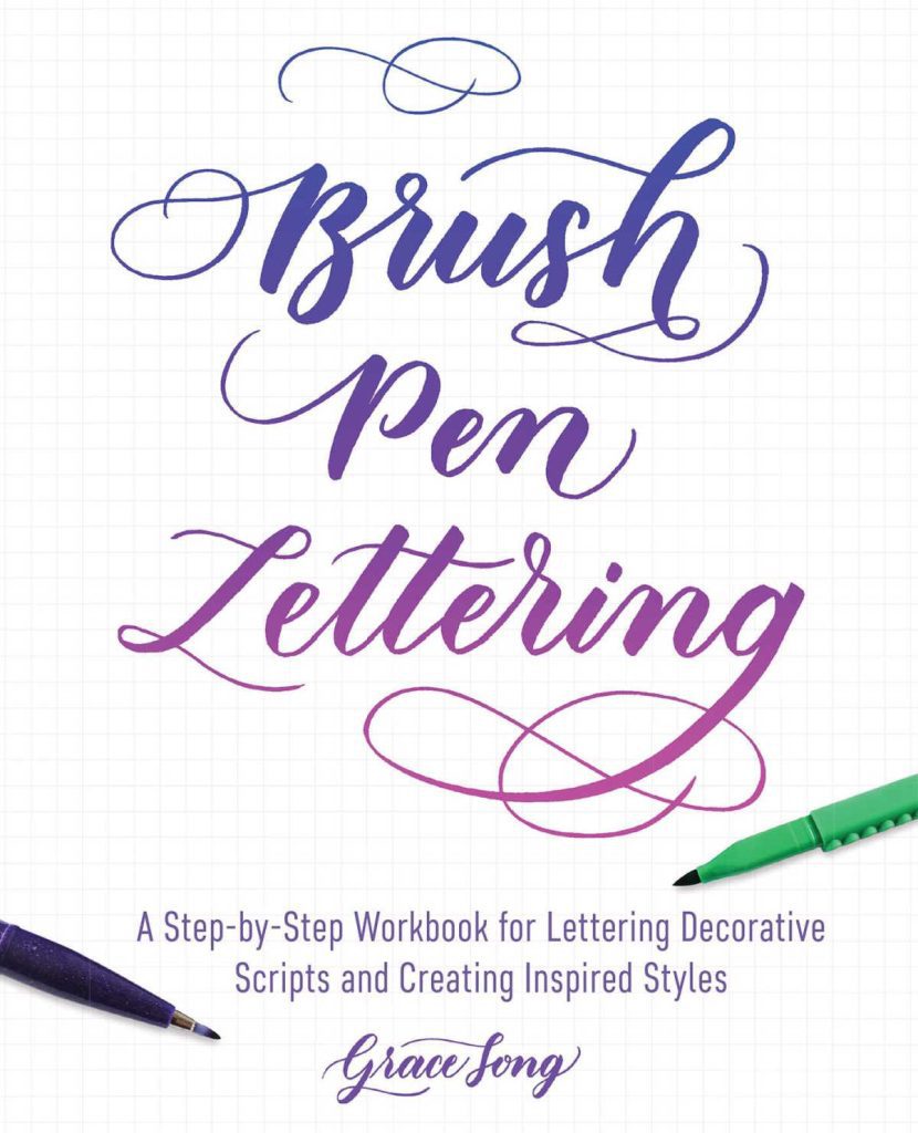 Brush Pen Lettering Book - Mama Likes This