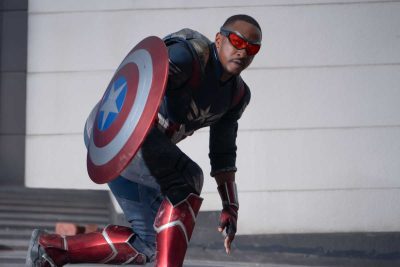 captain america with shield