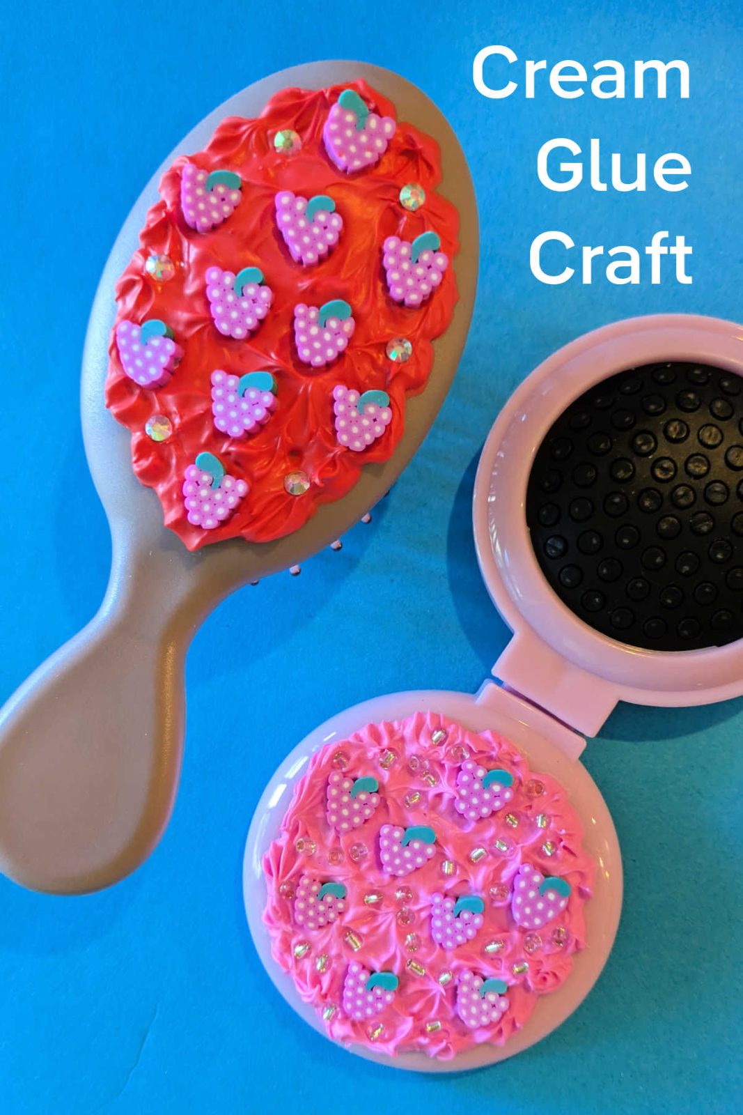 Get ready to add a pop of purple (or green!) to your hair routine with this DIY Cream Glue Grapes Hair Brush! This easy and fun craft uses vibrant cream glue and adorable grape embellishments to create a unique and fruity hair accessory. This craft is fun for kids, grape lovers, and even adults who appreciate whimsical wine-inspired style!