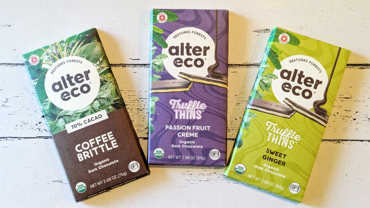 dark chocolate bars alter eco