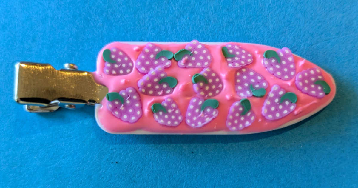 decoden grape hair clip