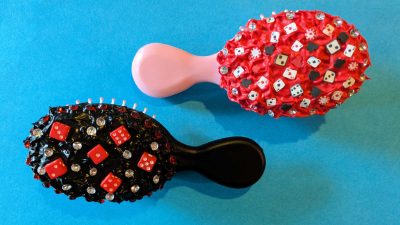 decoden vegas style casino hair brush craft