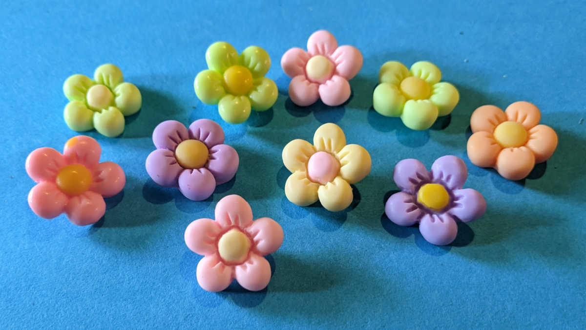 flower charms for decoden crafts