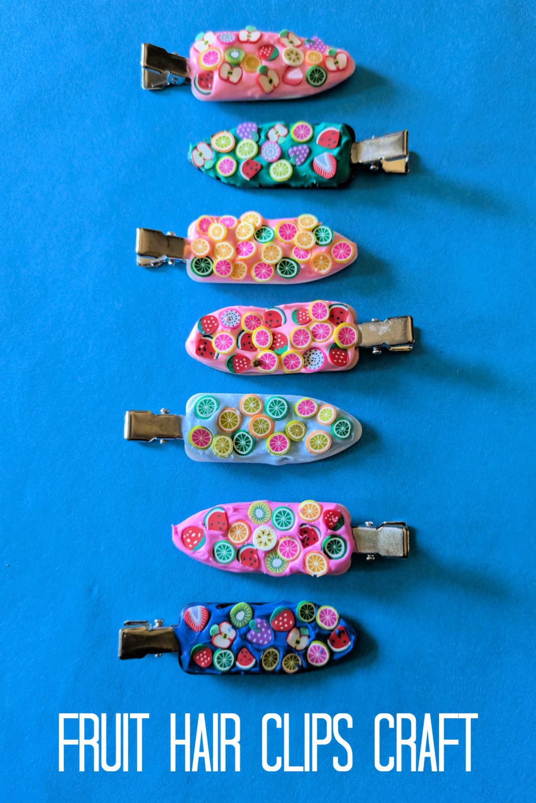 Add a pop of playful sweetness to your look with these DIY Fruit Hair Clips made with cream glue! This easy and fun craft uses adorable fruit embellishments to create unique and refreshing hair accessories. Get ready to clip in some fruity fun!
