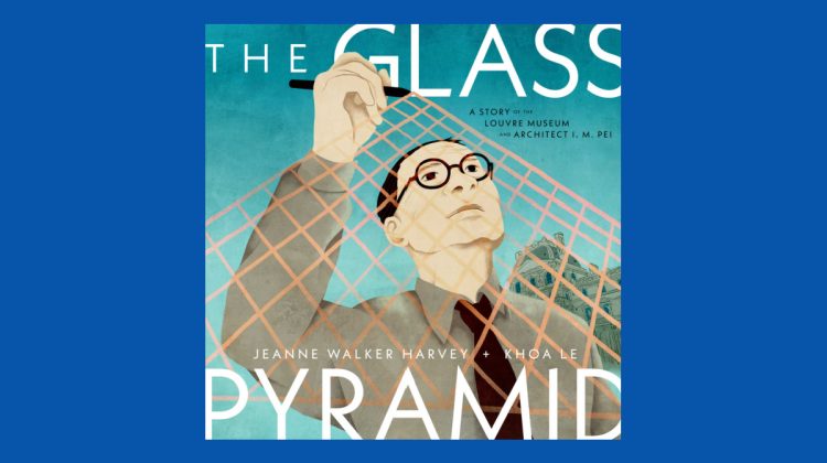 glass pyramid architecture book for kids