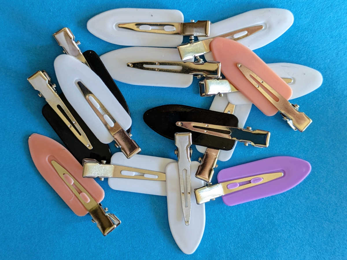 hair clip assortment for cream glue crafts