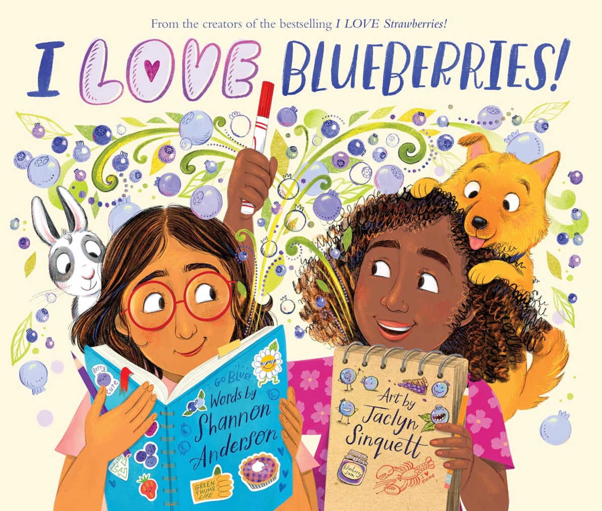 i love blueberries picture book