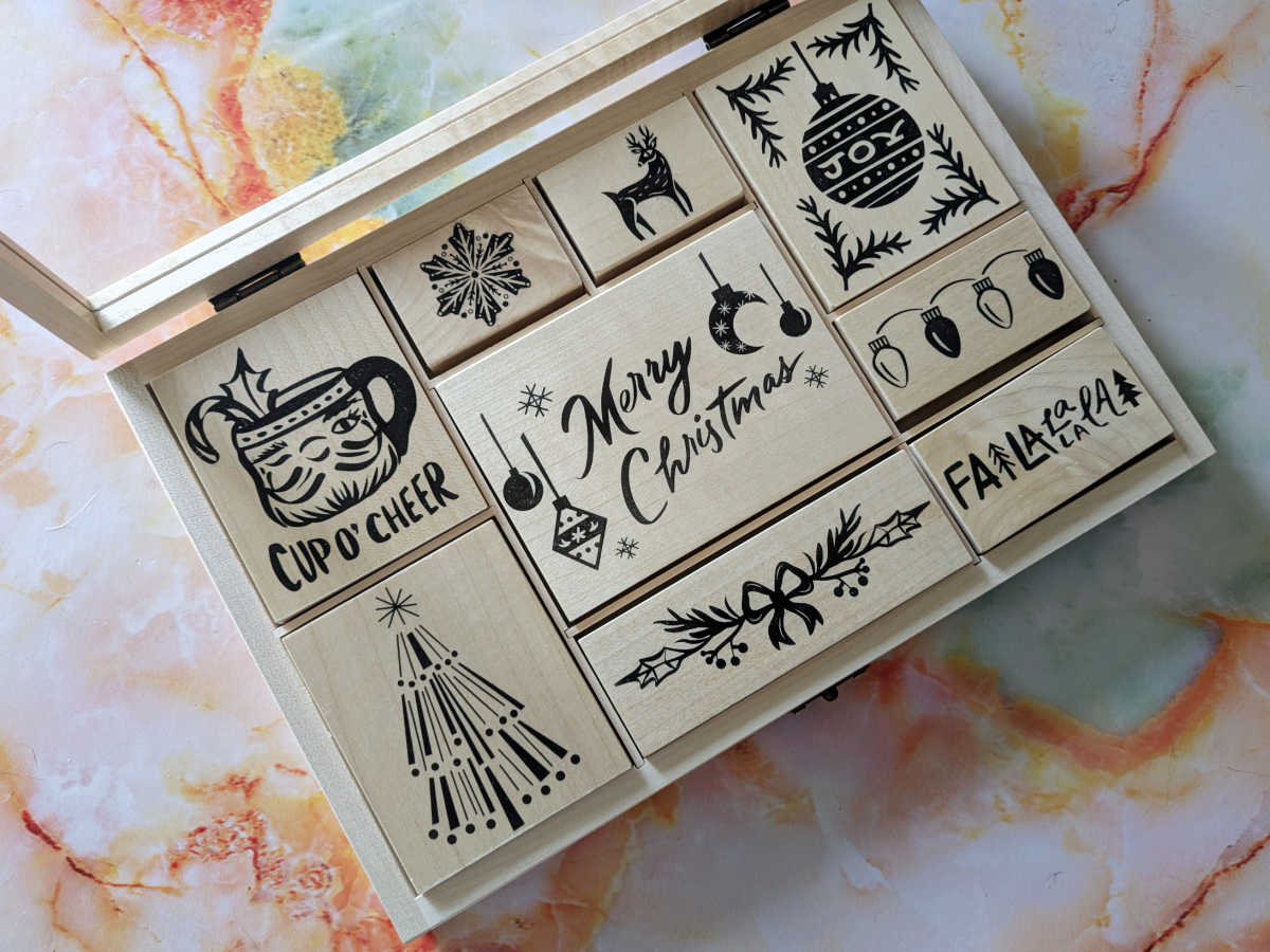 boxed colop stamp sets