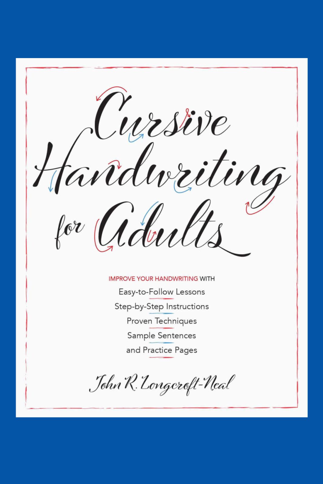 You can relearn skills (or learn them for the 1st time) with Cursive Handwriting for Adults. It offers easy-to-follow lessons to help you create flowing, legible script.