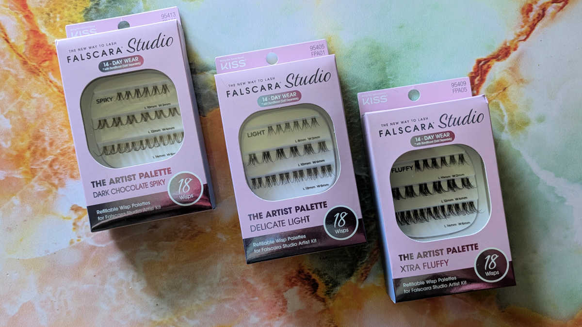 falscara lash extension wisps