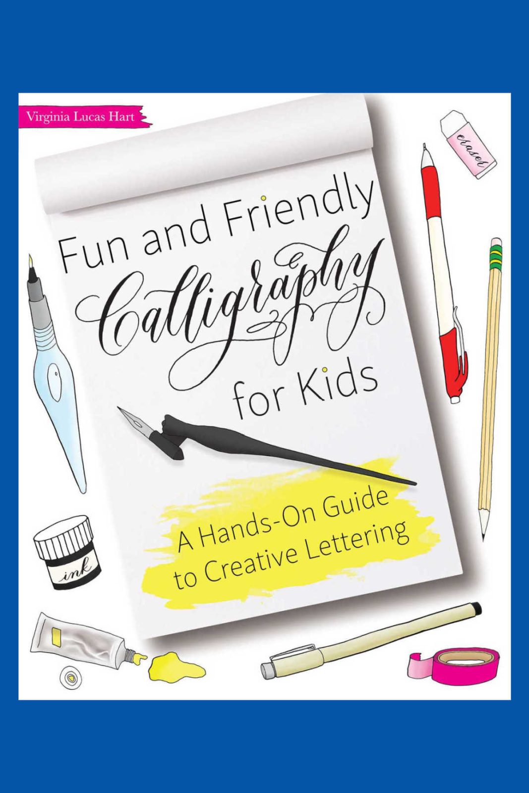 Fun and Friendly Calligraphy for Kids is an engaging way to introduce kids to calligraphy. Watch their creativity blossom through the art of lettering.