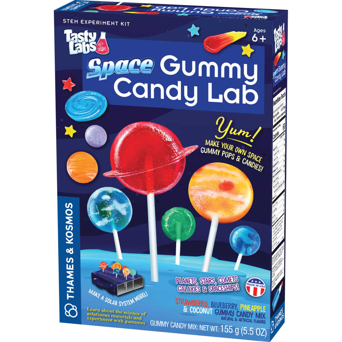 space gummy candy lab stem experiment kit