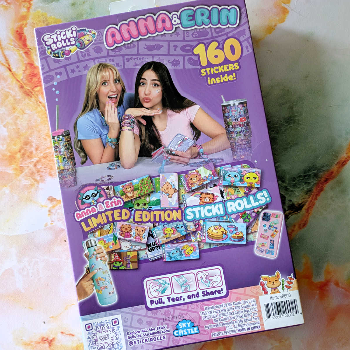 sticker bracelets sticki rolls package