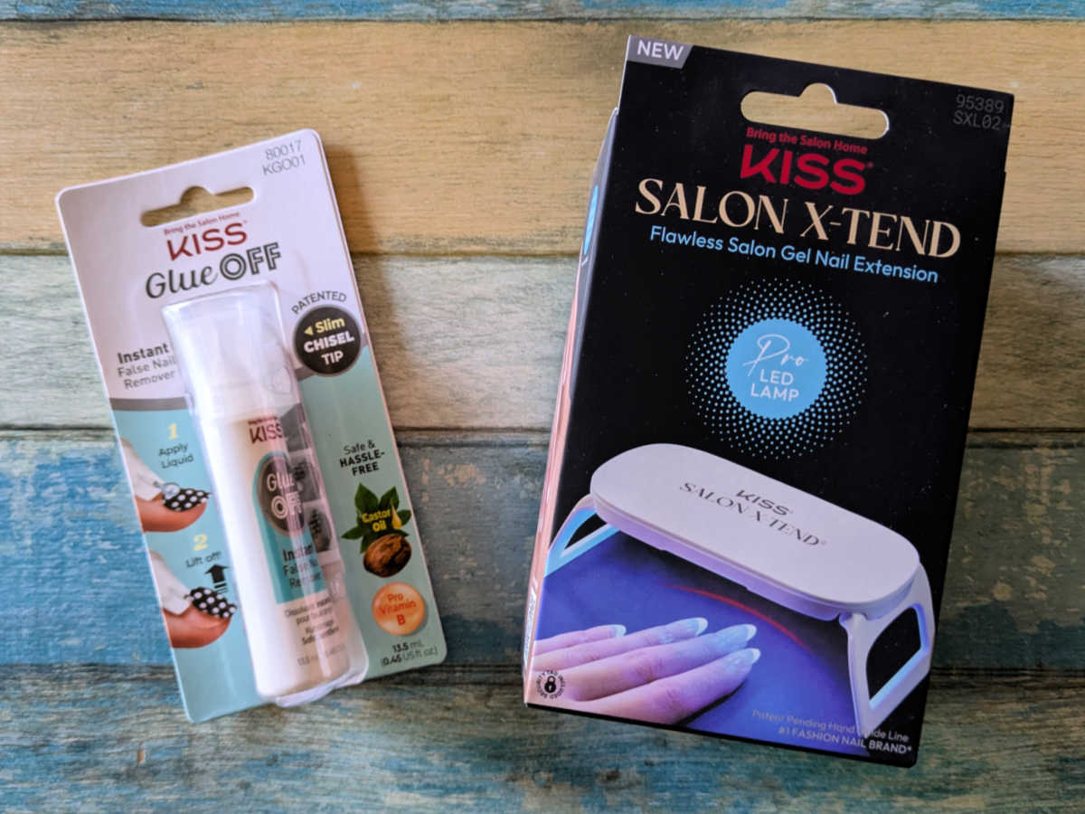 kiss glue off and pro led lamp