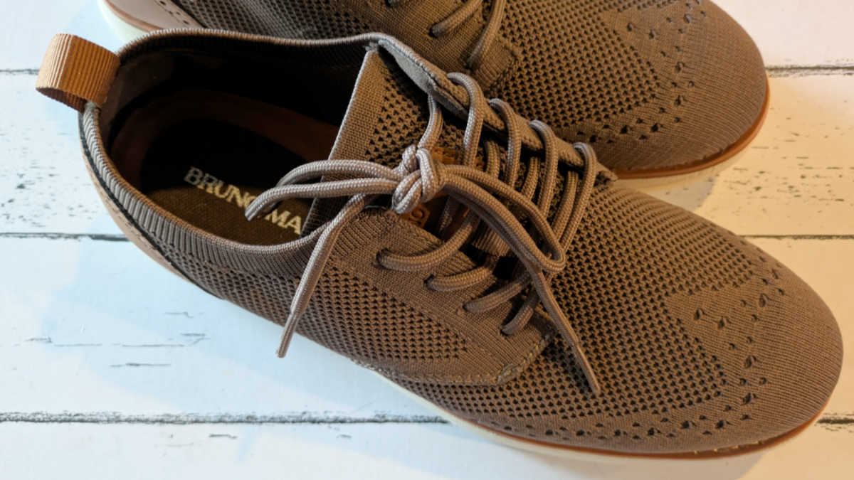 bruno marc knit oxford shoes