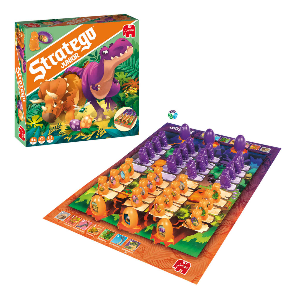 dinosaur stratego jr board game