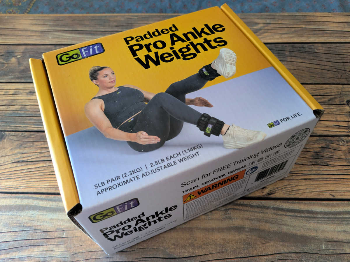 padded gofit ankle weights