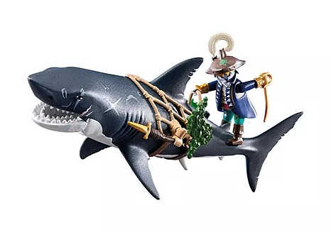 shark with pirate