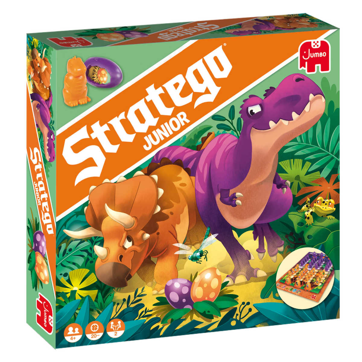 Stratego Jr. is a fun and engaging strategy game with a dinosaur theme. Perfect for kids ages 4+ and a great way to enjoy some family playtime.