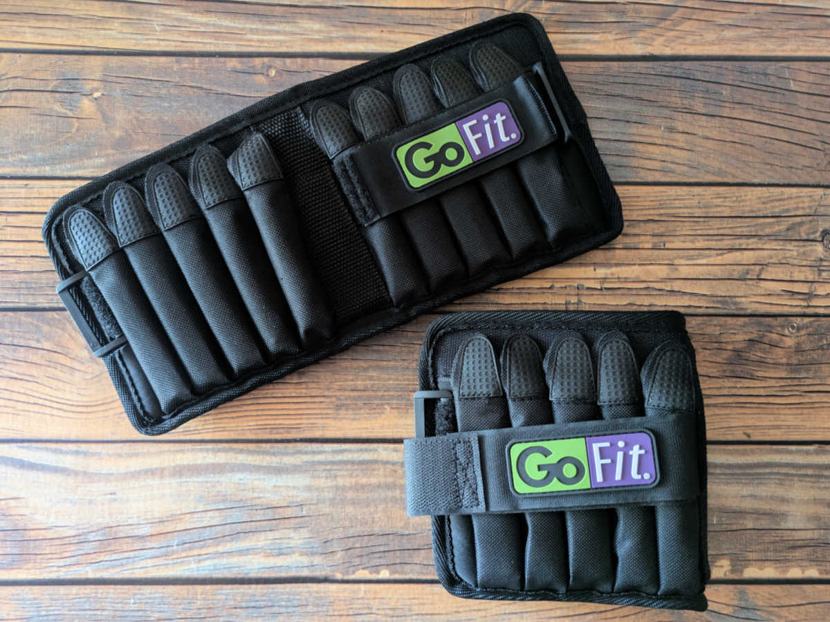 travel friendly gofit ankle weights