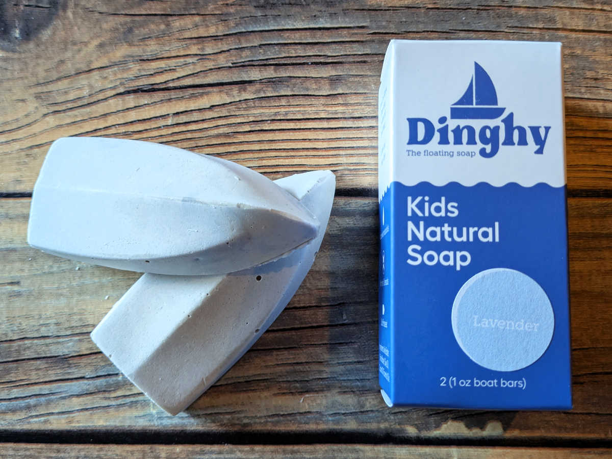 boat shaped dinghy soap bars