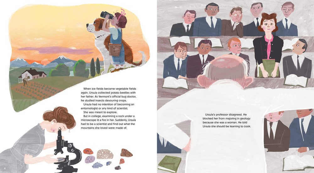 book interior How Ursula Marvin Mapped Moon Rocks and Meteorites