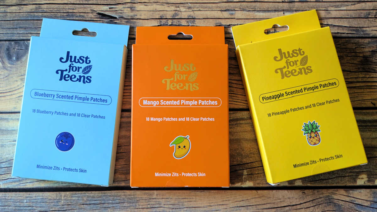 just for teens fruit scented pimple patches