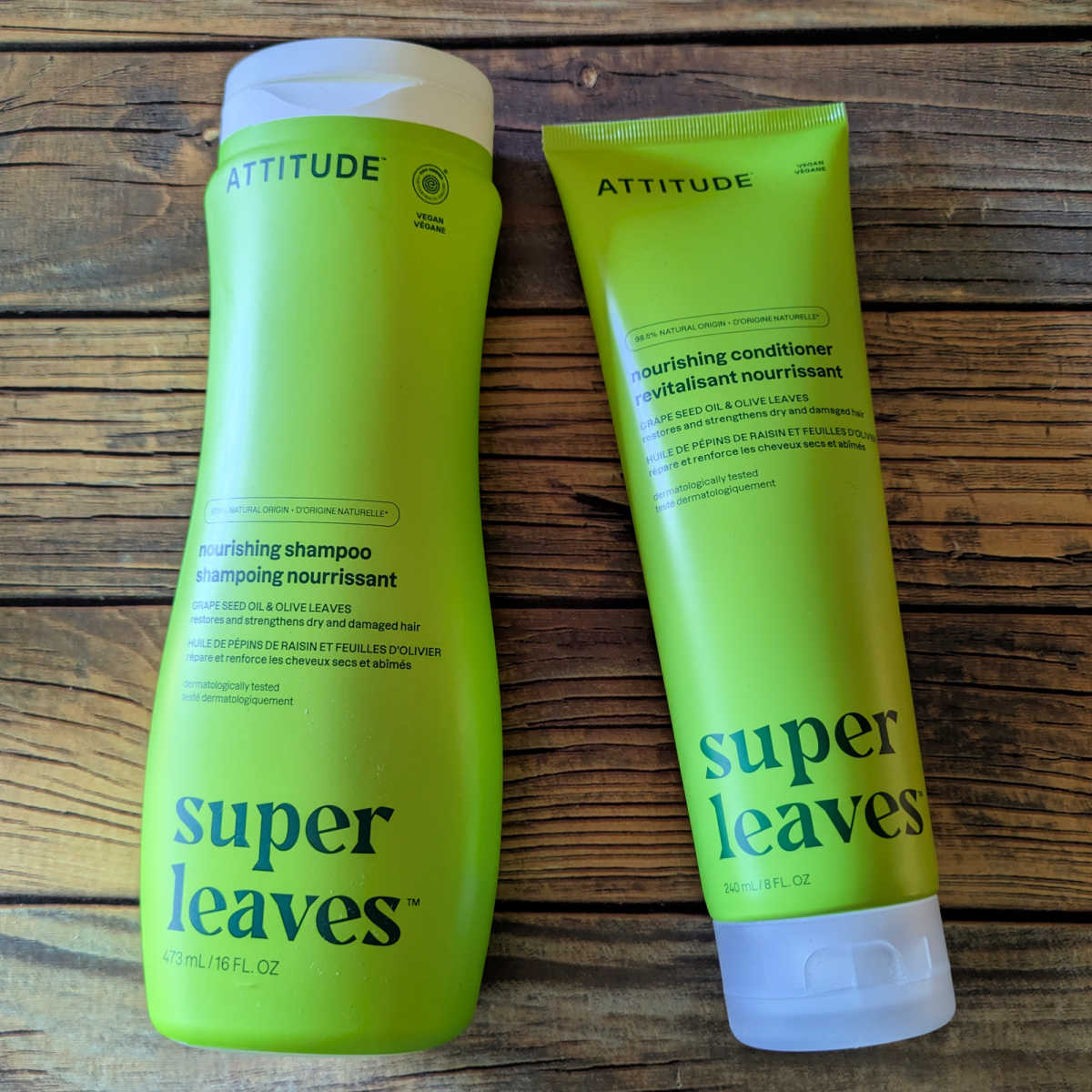 Attitude Nourishing Shampoo & Conditioner have a light, moisturizing formula that works well on fine hair. They have a pleasant scent, contain olive leaves, and are certified cruelty-free.
