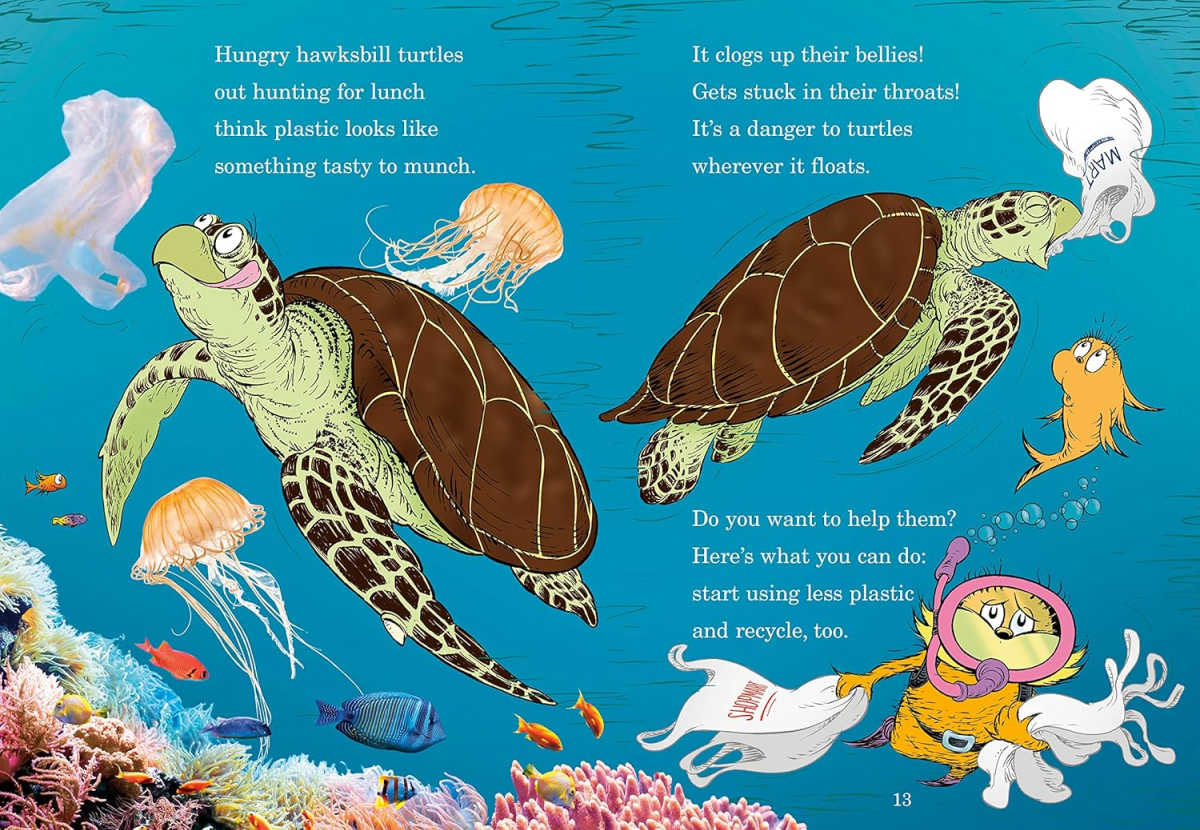 turtle pages in humming fish book