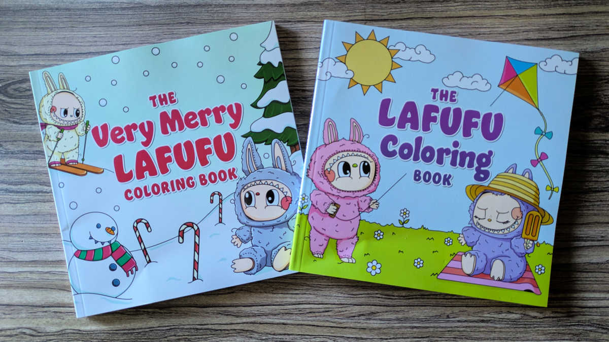 2 lafufu coloring books