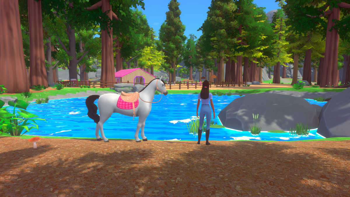 Barbie Horse Trails pond screenshot