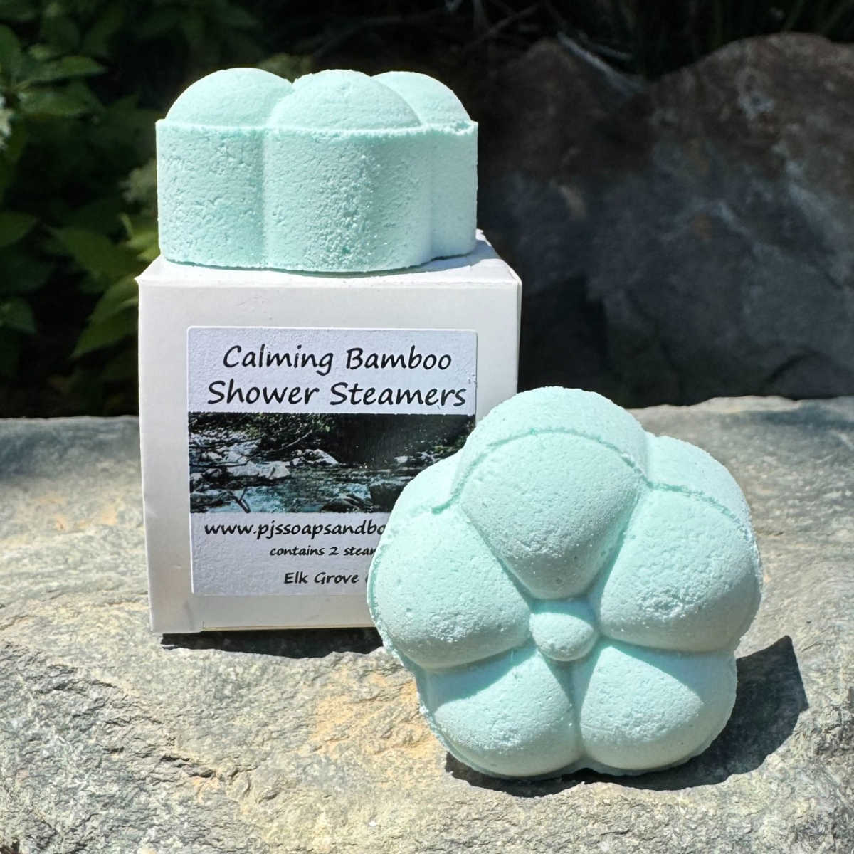 The simple way to relax: PJ's Soaps Shower Steamers infuse your shower with essential oils. This is a perfect, handcrafted indulgence and a wonderful gift.