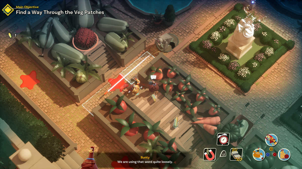 chicken run veg patch