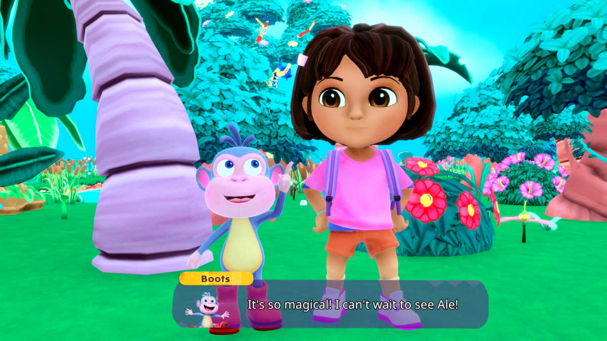 dora rainforest rescue game play
