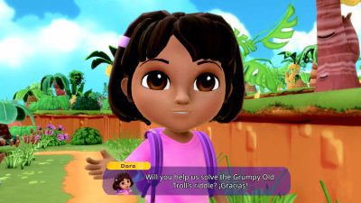 dora the explorer rainforest rescue video game