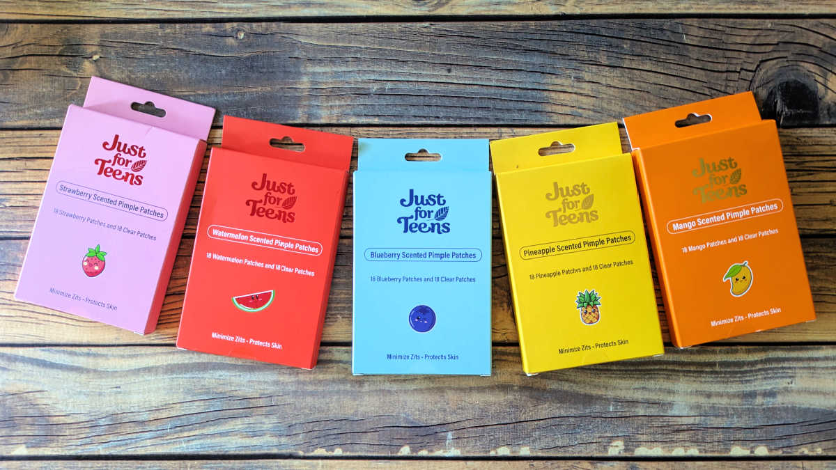 just for teens fruity scented pimple patches