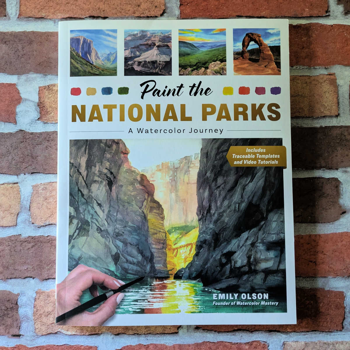 Take a watercolor journey across America with Paint the National Parks by Emily Olson. It features 20 stunning, step-by-step projects for iconic scenes.