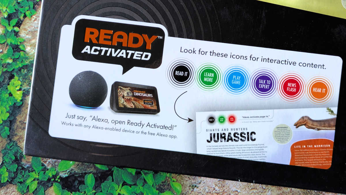 discover dinosaurs readyland alexa