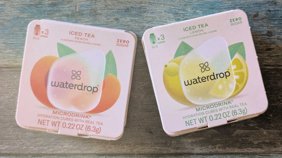 iced tea waterdrop hydration cubes