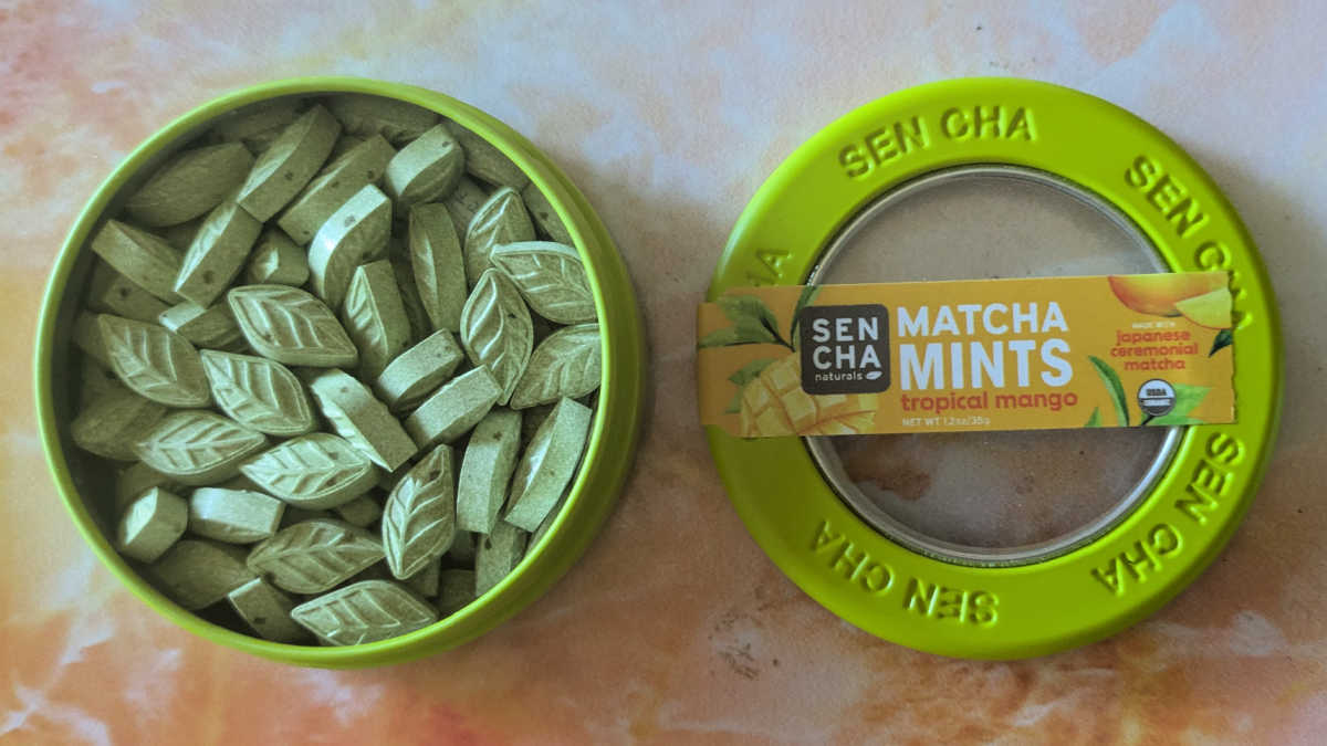 mango Sen Cha Green Tea Mints