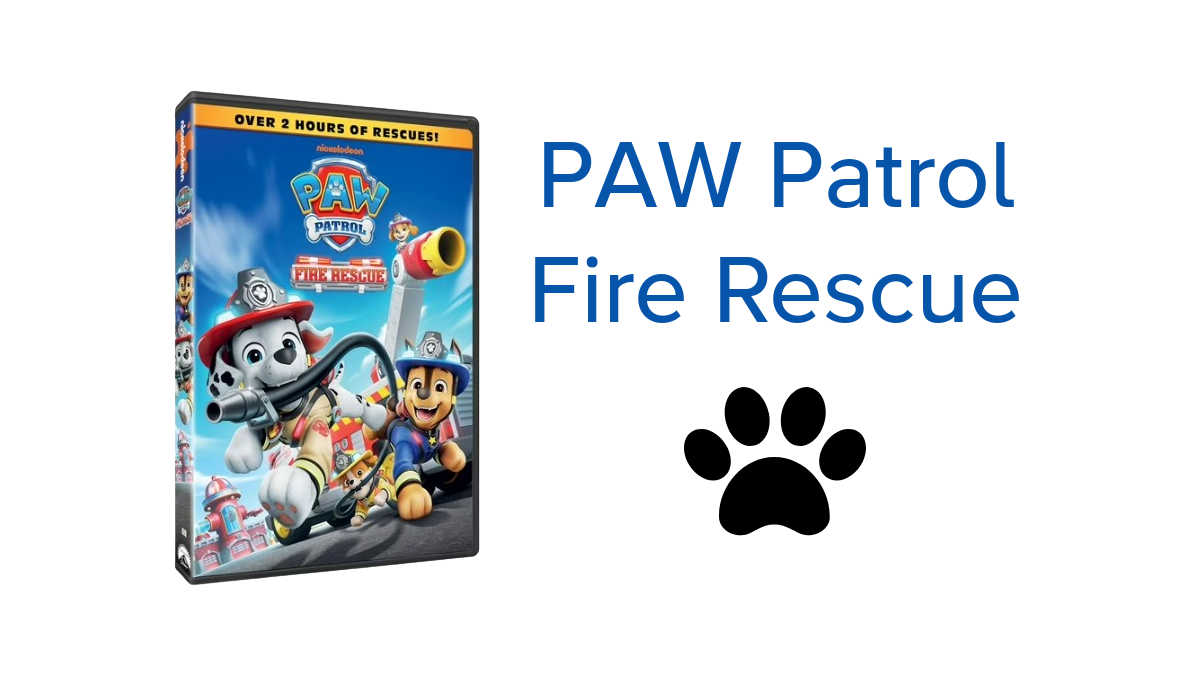 paw patrol fire rescue dvd