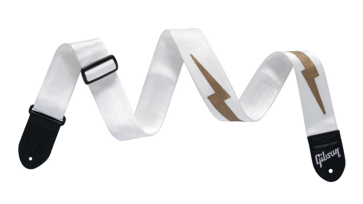 white Gibson Seatbelt Strap