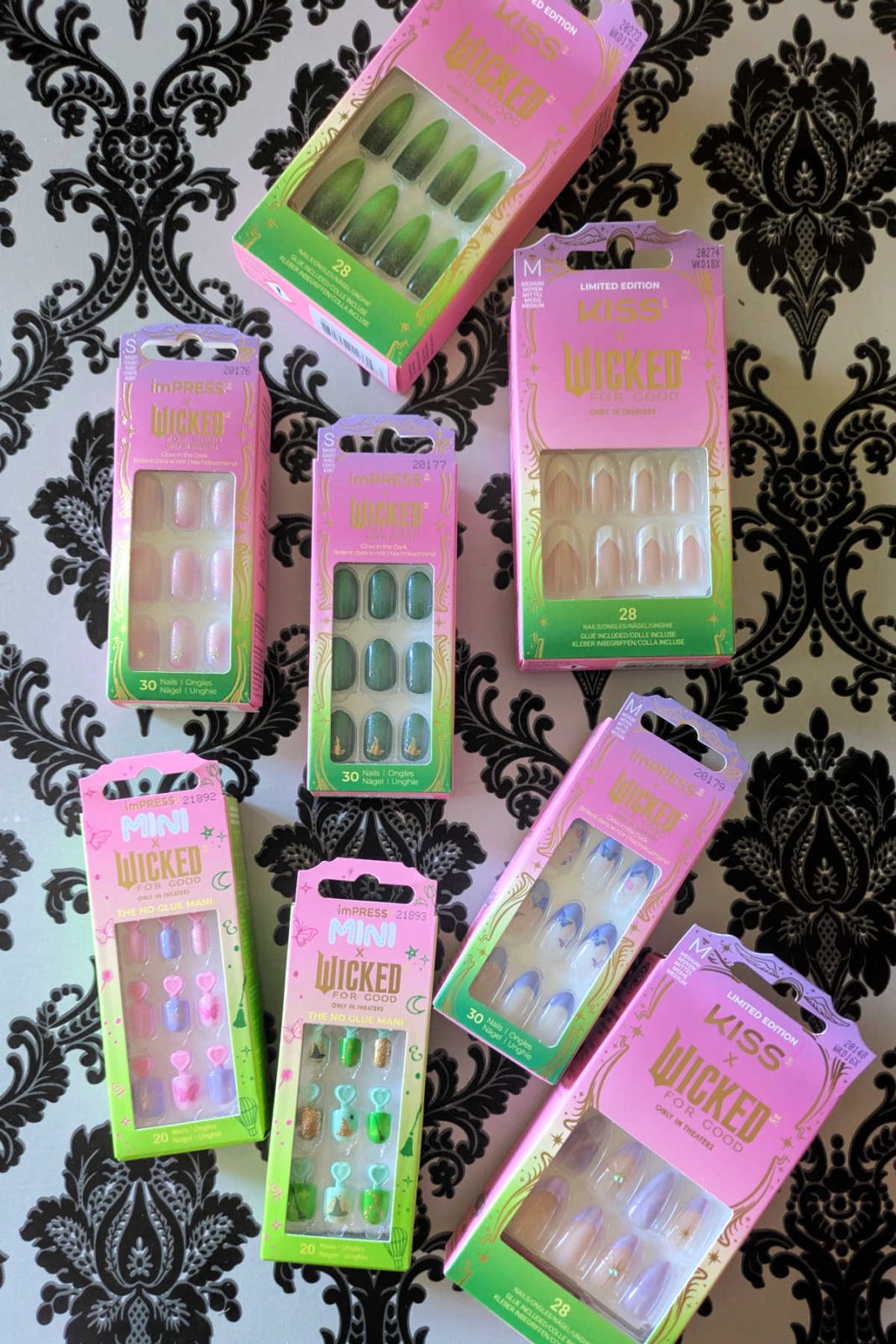 Explore the super cute, high-quality Wicked Press On Nails from the Wicked collab with Kiss and imPRESS. Find your perfect fit and style: from short and rounded to long and dramatic. There’s a look for everyone!