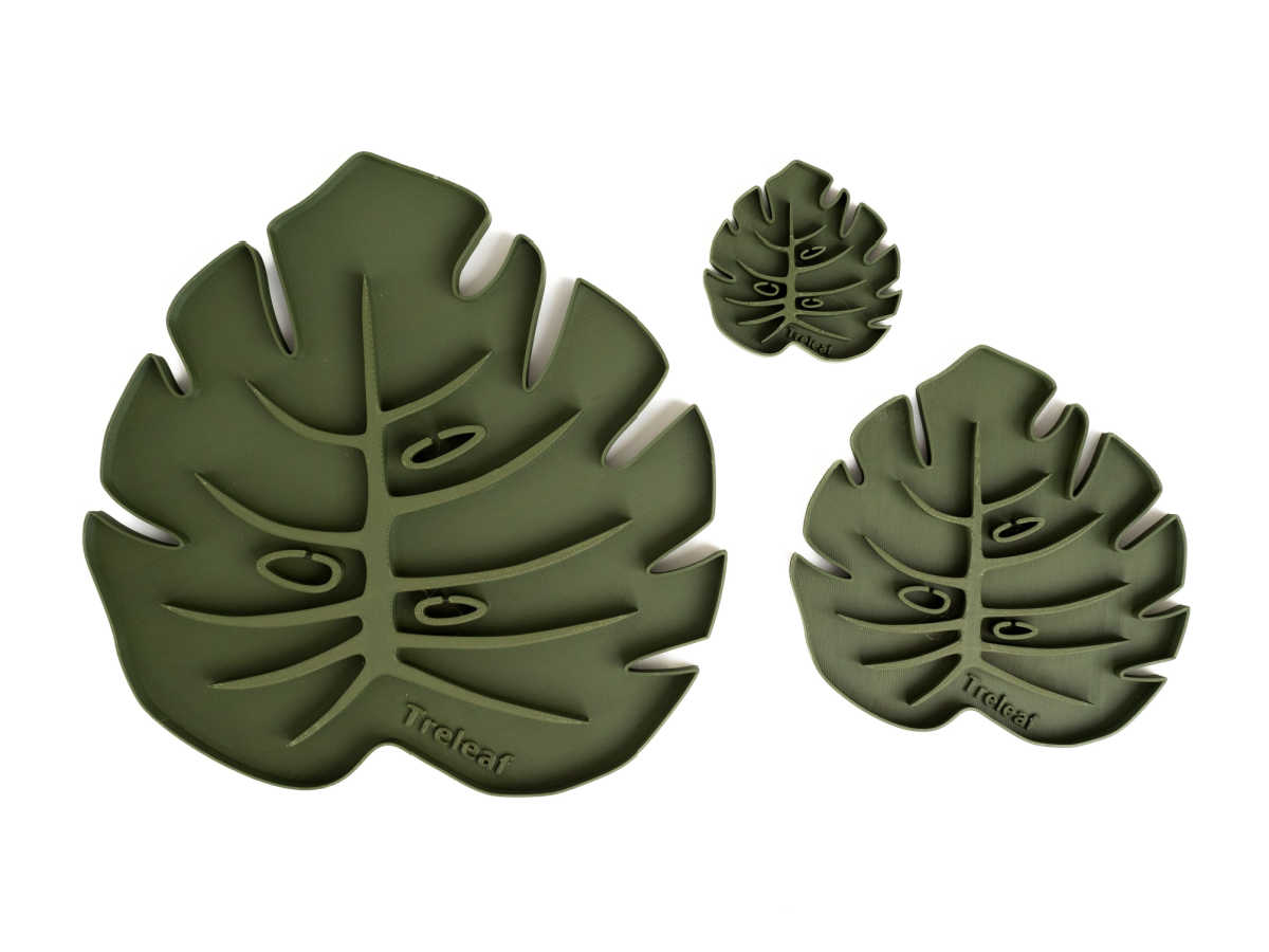 3d printed monstera plant saucers