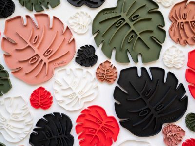 Treleaf Monstera Leaf Saucers